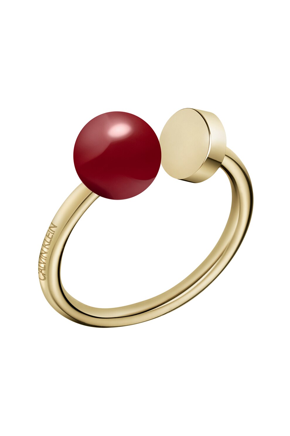 CALVIN KLEIN, Inel de otel inoxidabil, fara inchidere
