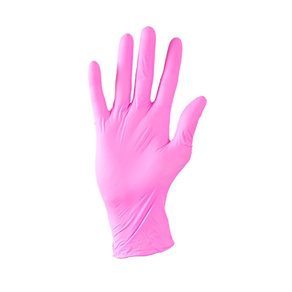 Set 200 bucati Manusi Aurelia Blush, nepudrate, roz, marimea XL