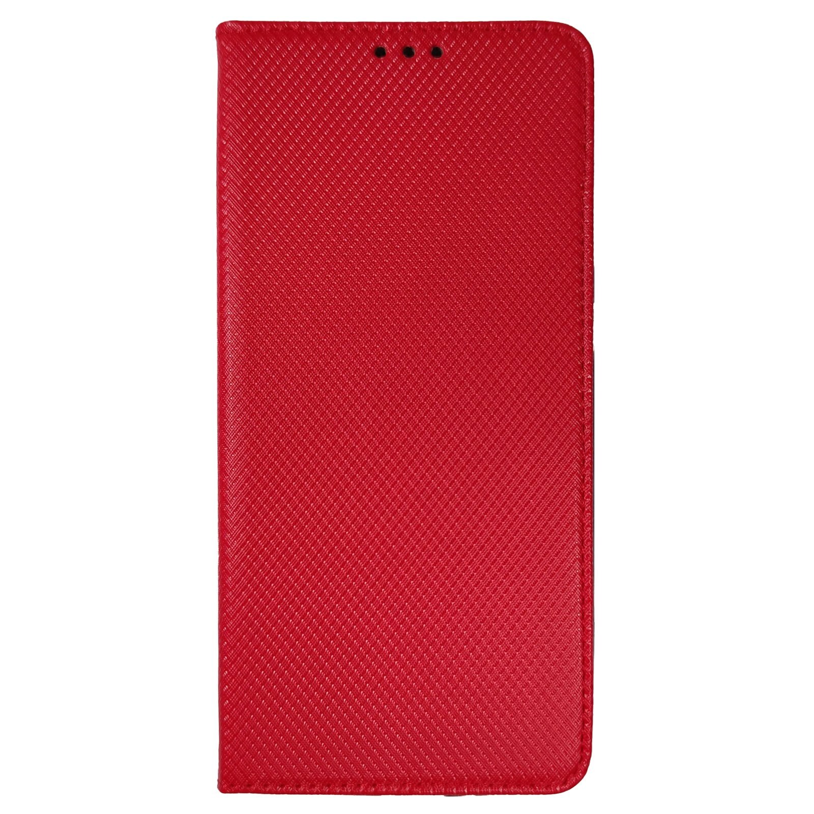Husa Flip Carte Samsung Galaxy A21s Magnetica Cu Stand, Portofel, Antisoc, Viceversa Rosu