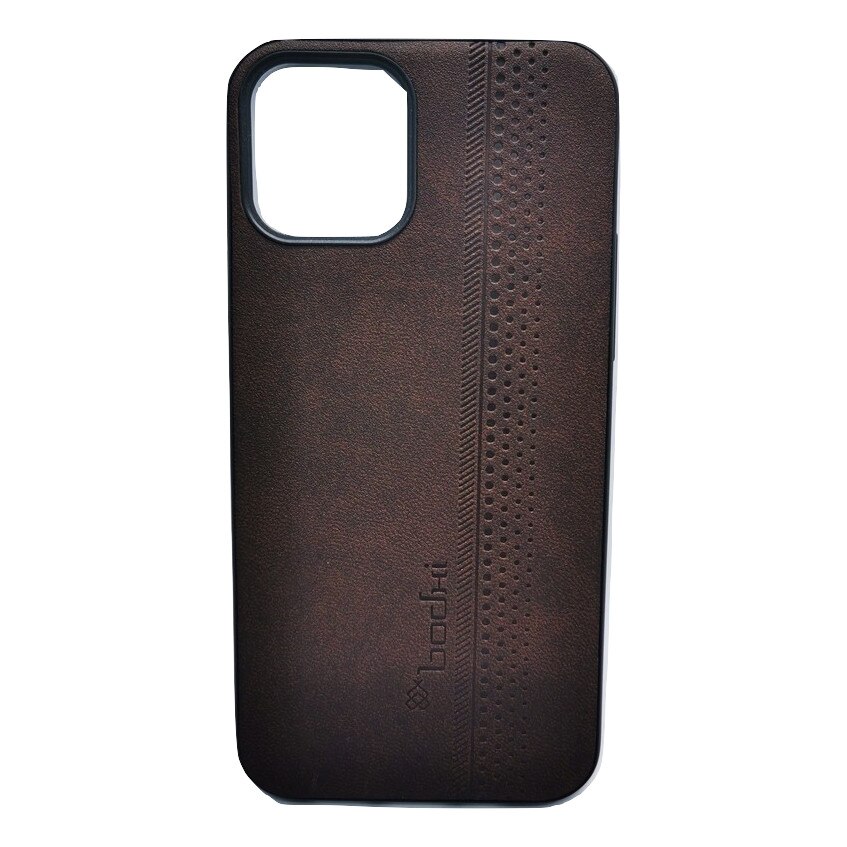 Husa iPhone 12 mini, bodhi, piele, maro