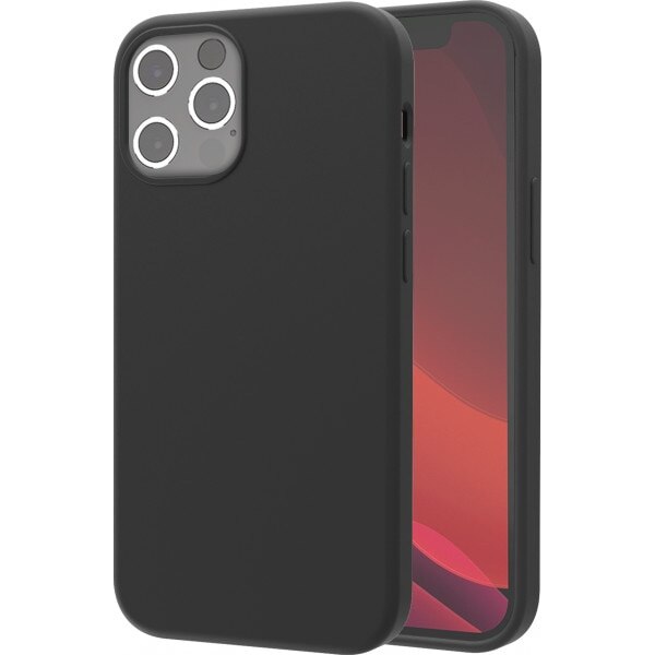 Husa iPhone 12 / 12 Pro, silicon, Neagra