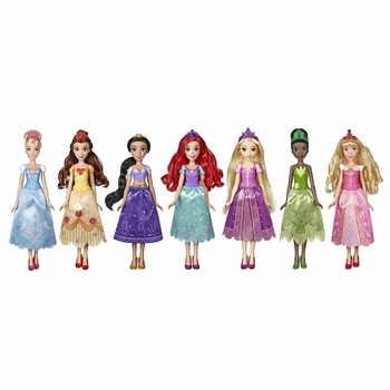 Set 7 papusi Disney Princess, 28cm Set 7 papusi Disney Princess, 28cm