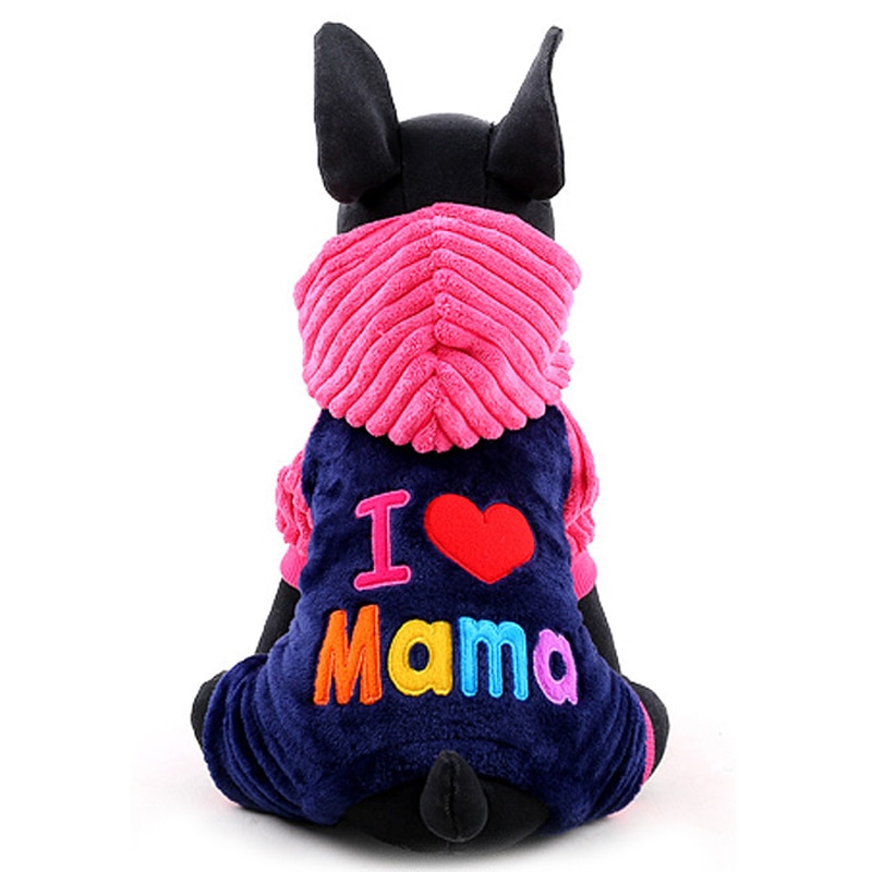 Bluza I Love Mama, calduroasa, pufoasa M Roz