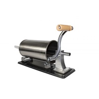 masina pentru umplut carnati euro 6 kg orizontal cu blat din metal profesional cu diverse palnii imagen 24_0_
0