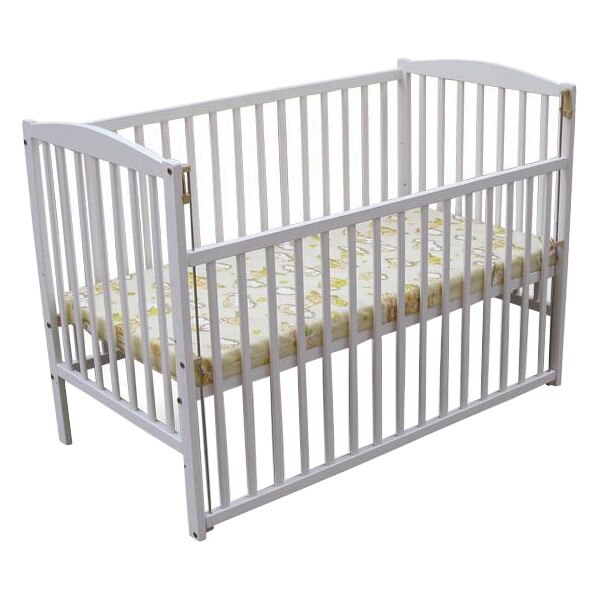 Patut copii Culisant, First Smile, Alb, 120x60