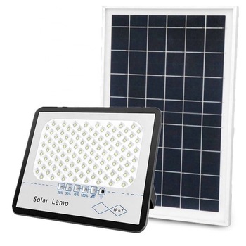 Lampa Led 100W cu Panou Solar si telecomanda Lampa Led 100W cu Panou Solar si telecomanda