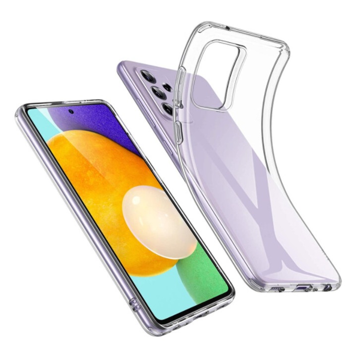 Силиконов Кейс за Samsung Galaxy A52/ A52 5G, Висококачествен, Прозрачен