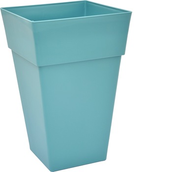 Ghiveci inalt Baltimora, Vasar, patrat, cu farfurie, interior/exterior, avio, 64 litri, 40 x 40 x 63 cm Ghiveci inalt Baltimora, Vasar, patrat, cu farfurie, interior/exterior, avio, 64 litri, 40 x 40 x 63 cm