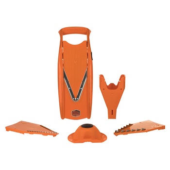 Razatoarea Borner V5 cu suport de placute, Portocalie Razatoarea Borner V5 cu suport de placute, Portocalie