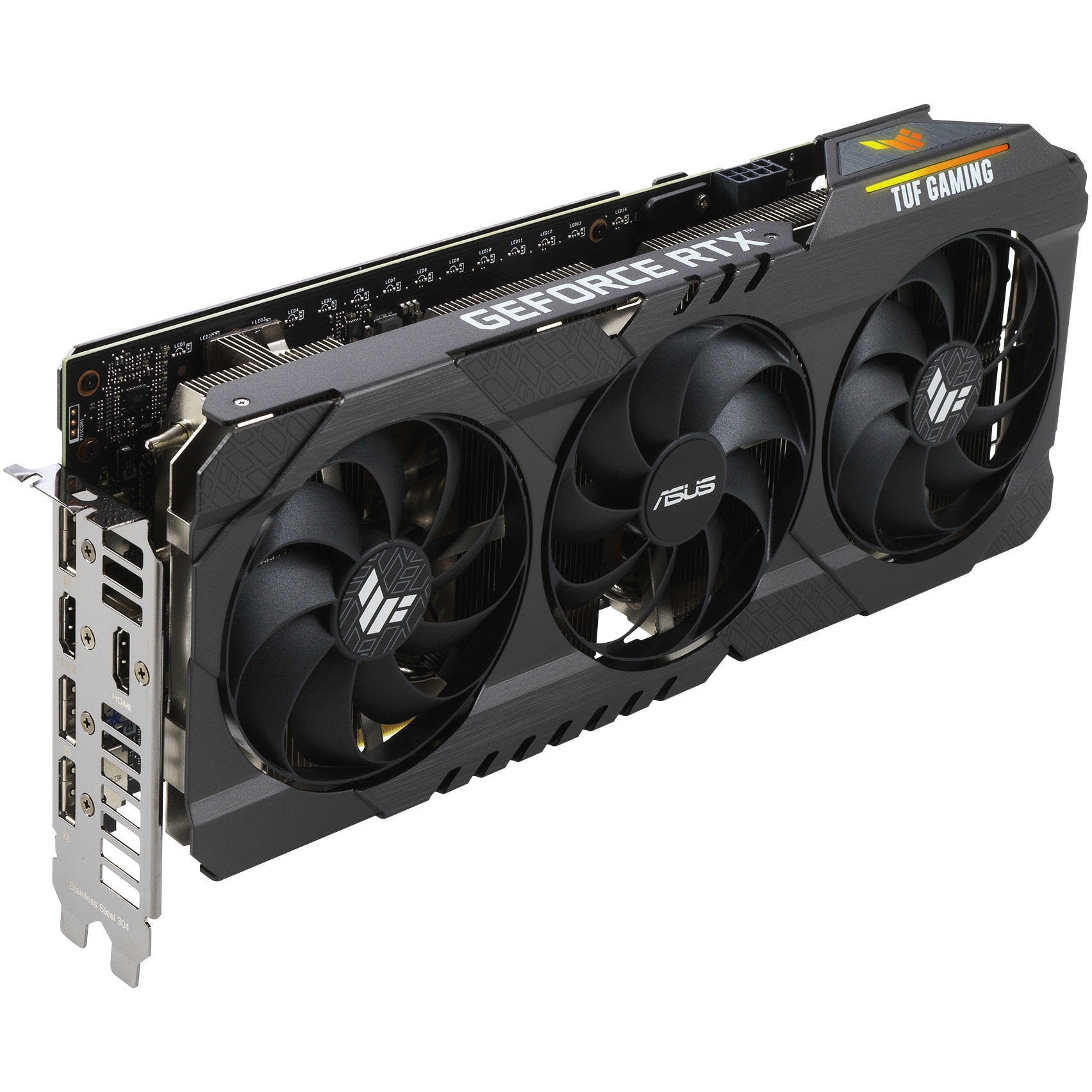 Placa video ASUS TUF Gaming GeForce® RTX™ 3060 Ti OC, 8GB GDDR6