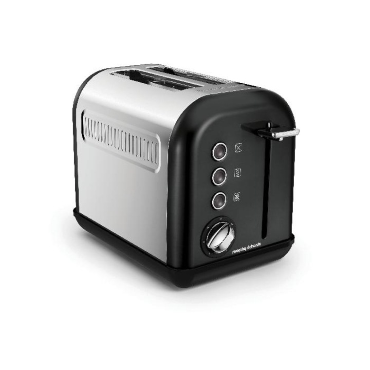 Тостер Morphy Richards 222013, 850W, 2 филии, Черен