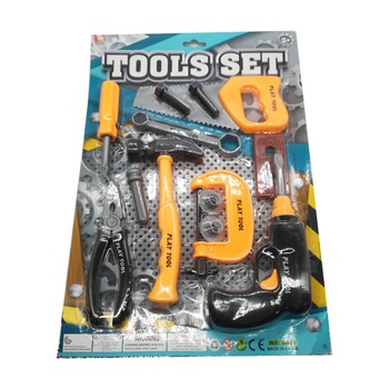 Set de joaca unelte si accesorii, autofiletanta, fierastrau, patent, ciocan, surubelnita Set de joaca unelte si accesorii, autofiletanta, fierastrau, patent, ciocan, surubelnita