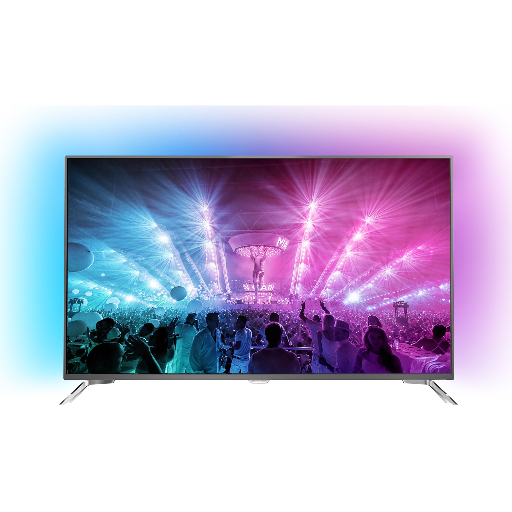 Телевизор LED Smart Android Philips 49PUS7101/12, 49`` (123 см), 4K Ultra HD