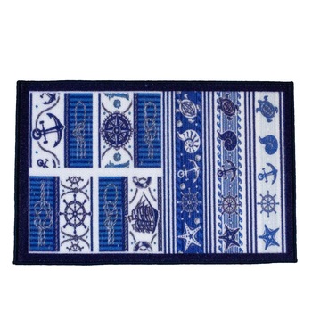 Covoras baie SAM Art , 65x135 cm, grosime 3.5 mm, 1000g/mp, 100% poliamida, suport latex, model ancore Mari Turtle Covoras baie SAM Art , 65x135 cm, grosime 3.5 mm, 1000g/mp, 100% poliamida, suport latex, model ancore Mari Turtle