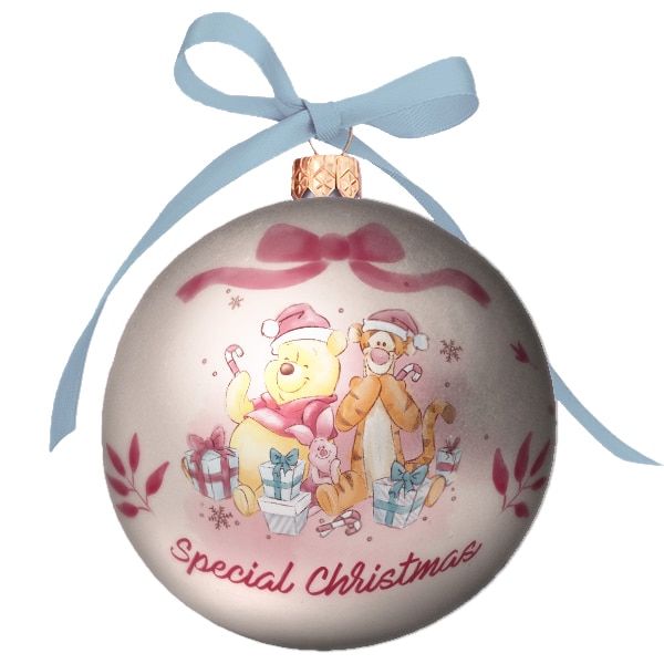 Glob luminos pentru Craciun cu led, Disney Winnie - Special Christmas, Multicolor, 7cm