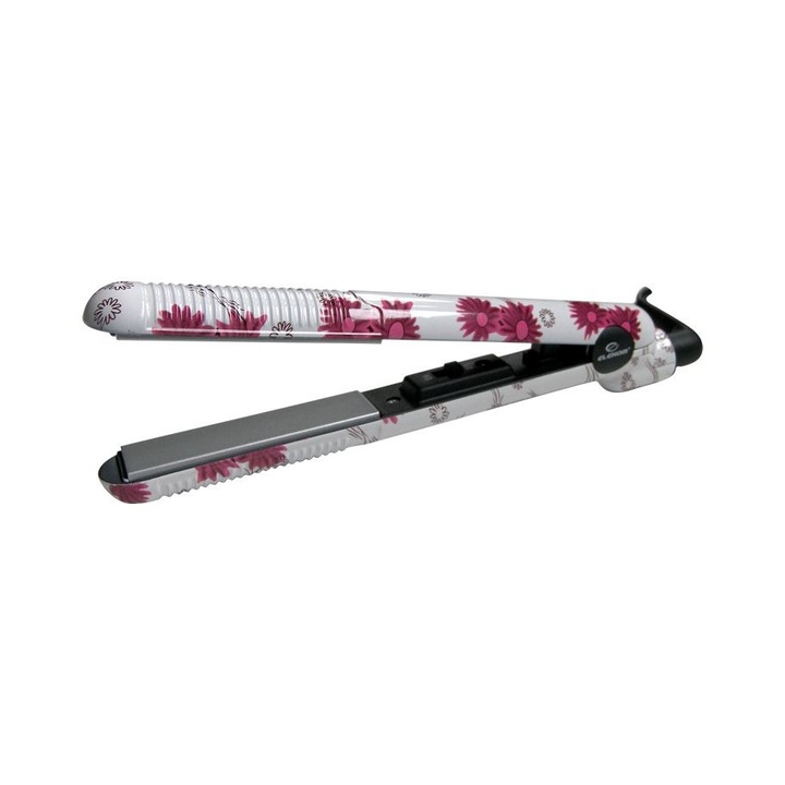 Placa de par, Elekom, EK125A, Ceramica, 30 W, Alb/Roz