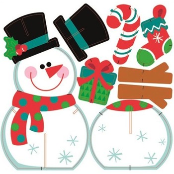 Set asamblabil din carton, Om de zapada cu sclipici, 23 x 19 cm Set asamblabil din carton, Om de zapada cu sclipici, 23 x 19 cm