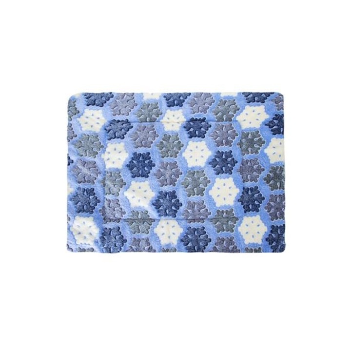 Perna pentru caini si pisici, Velvet, Albastra, M, 85X70CM