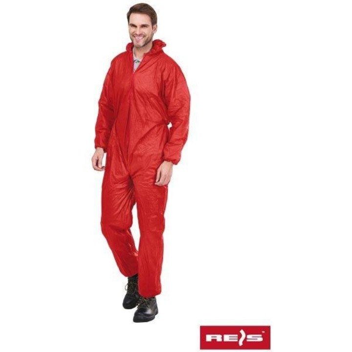 Combinezon de unica folosinta 100% polipropilena Kom Rosu XXXL