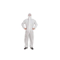 Combinezon protectie, White Label, Marime universal, Alb, Polipropilena