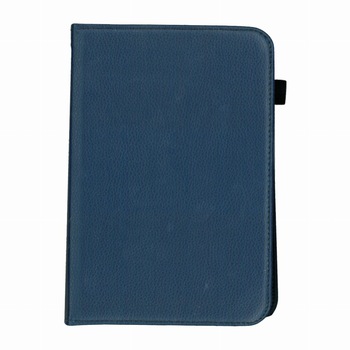 Husa flip tip carte cu rotatie 360 grade, universala, pentru tablete de 11 inchi, albastru Husa flip tip carte cu rotatie 360 grade, universala, pentru tablete de 11 inchi, albastru