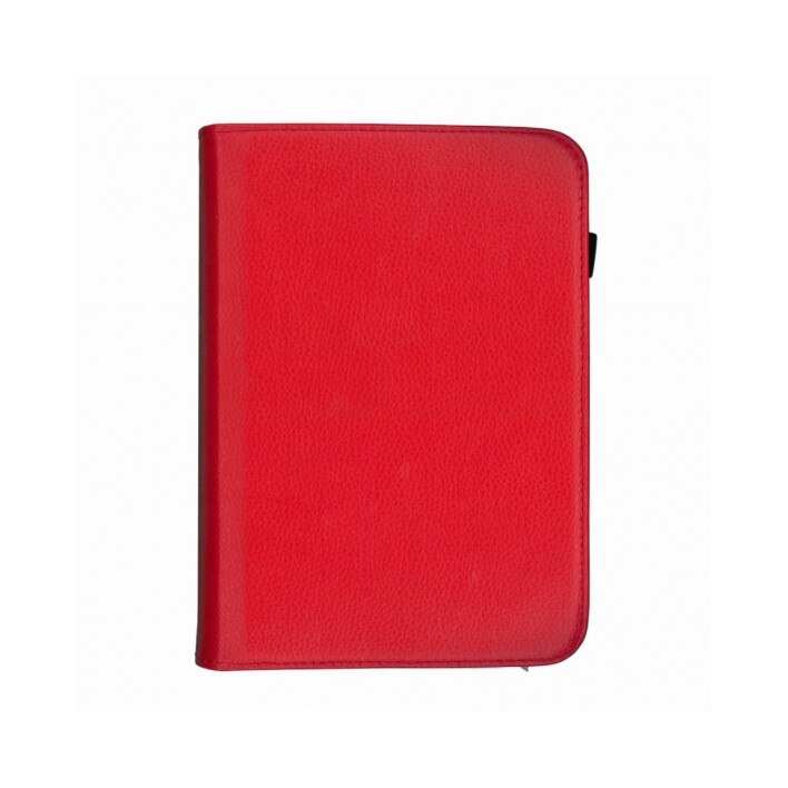 Husa flip tip carte cu rotatie 360 grade, universala, pentru tablete de 11 inchi, rosu