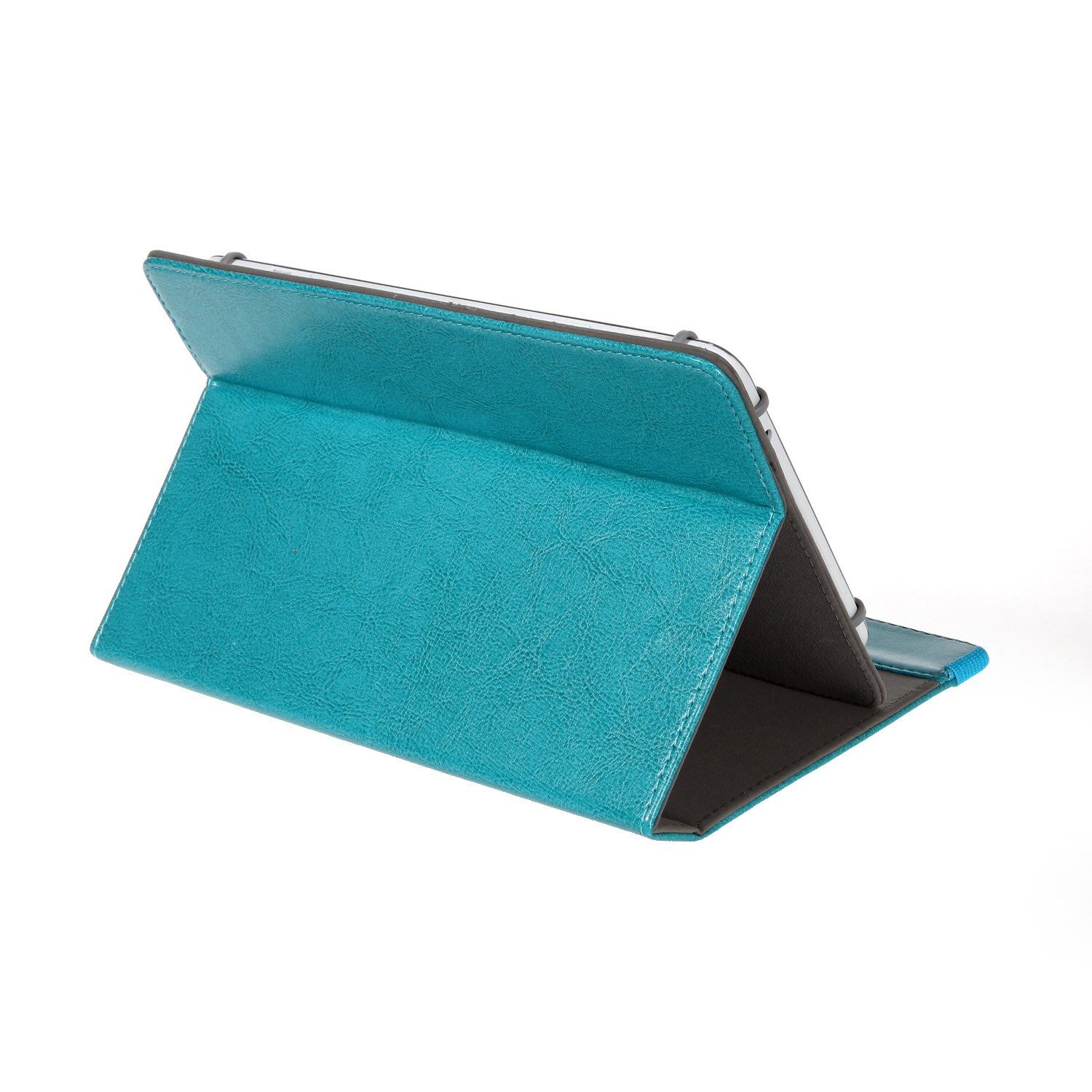 Husa de protectie tableta 360 ° Universala, 8’’, Piele ecologica, Albastru deschis