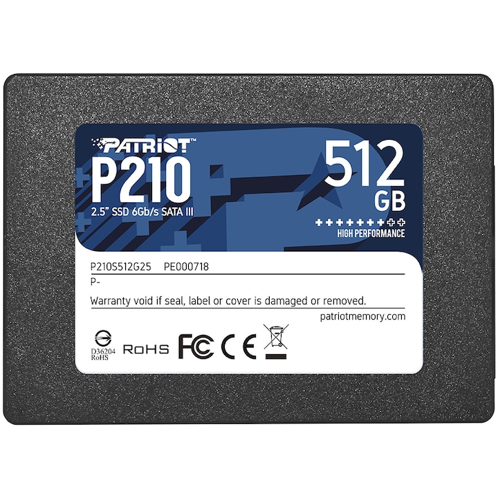 Solid-State Drive (SSD), Patriot, 512 GB