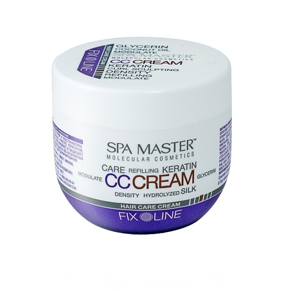 Crema pentru fixarea parului cu keratina si ulei de cocos Spa Master 100ml