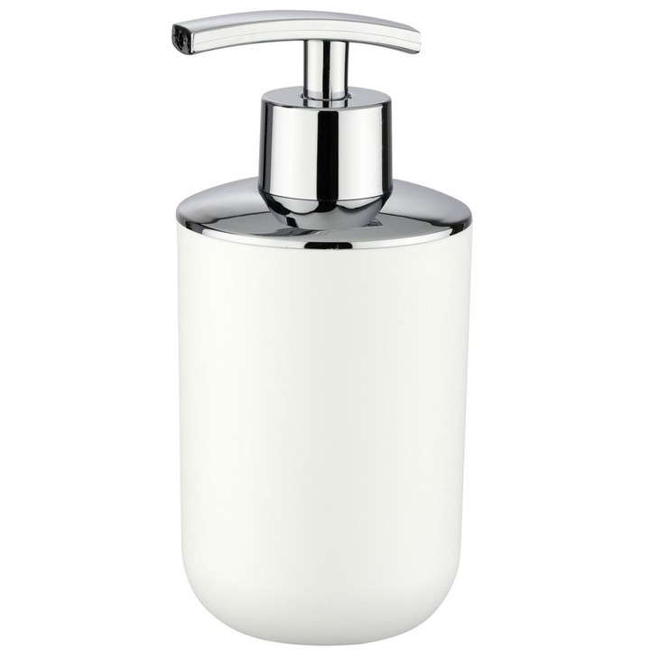 Дозатор за течен сапун Wenko, Вместимост 300 мл, Бял