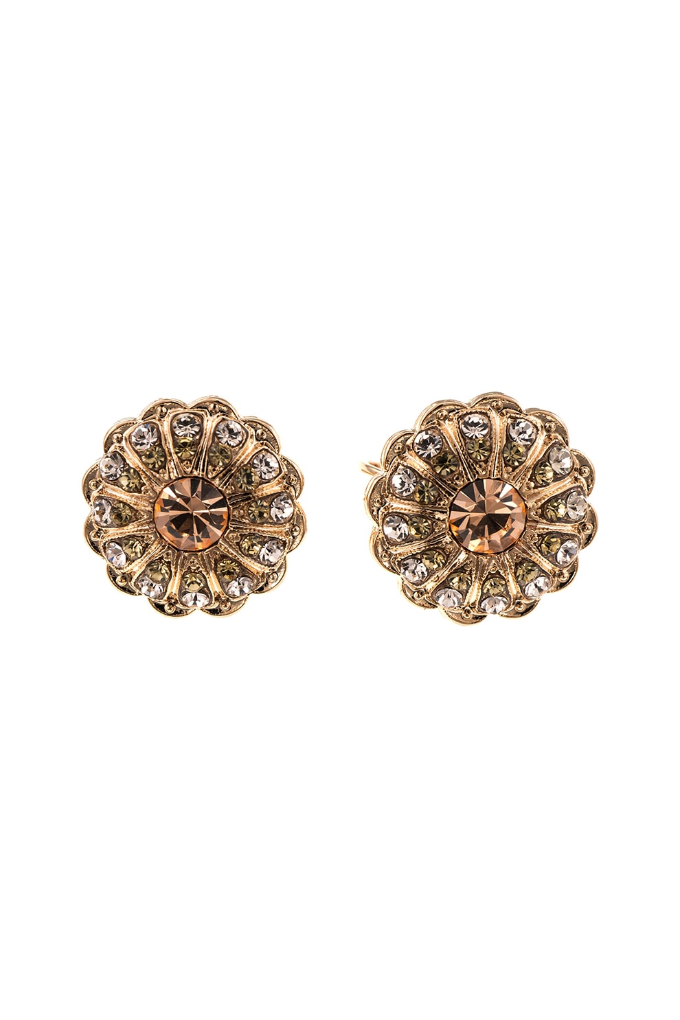Roxannes - Mariana Jewellery, Cercei placati cu aur rose de 24K, Auriu