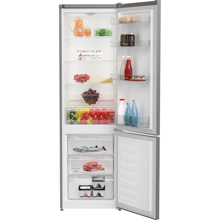 Хладилник с фризер Arctic AK54305M30MT, 291 л, Клас F, Garden Fresh, H 181.3 см, Сребрист
