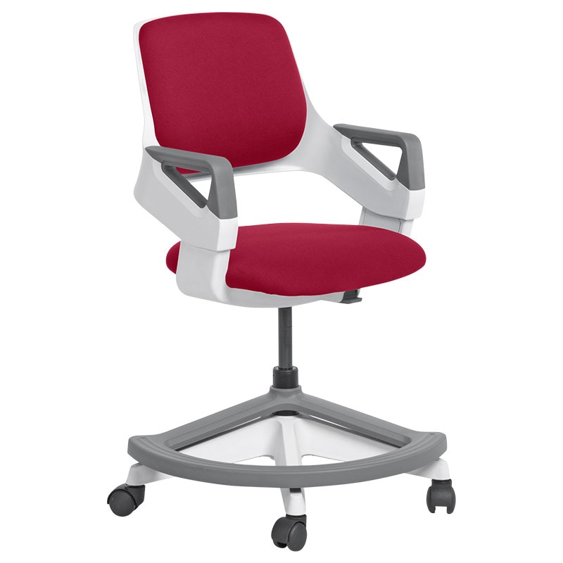 Scaun de birou Carmen Clever, Rosu