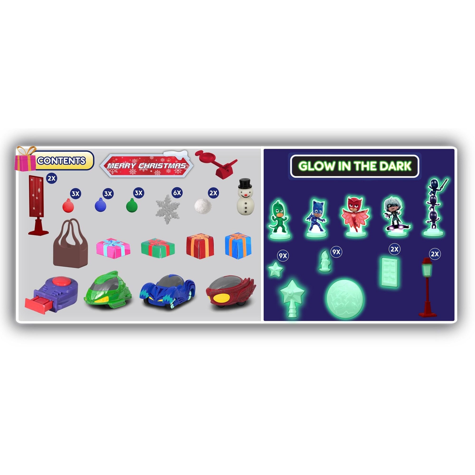 Set figurine PJ Masks advent calendar, 30 piese - eMAG.ro