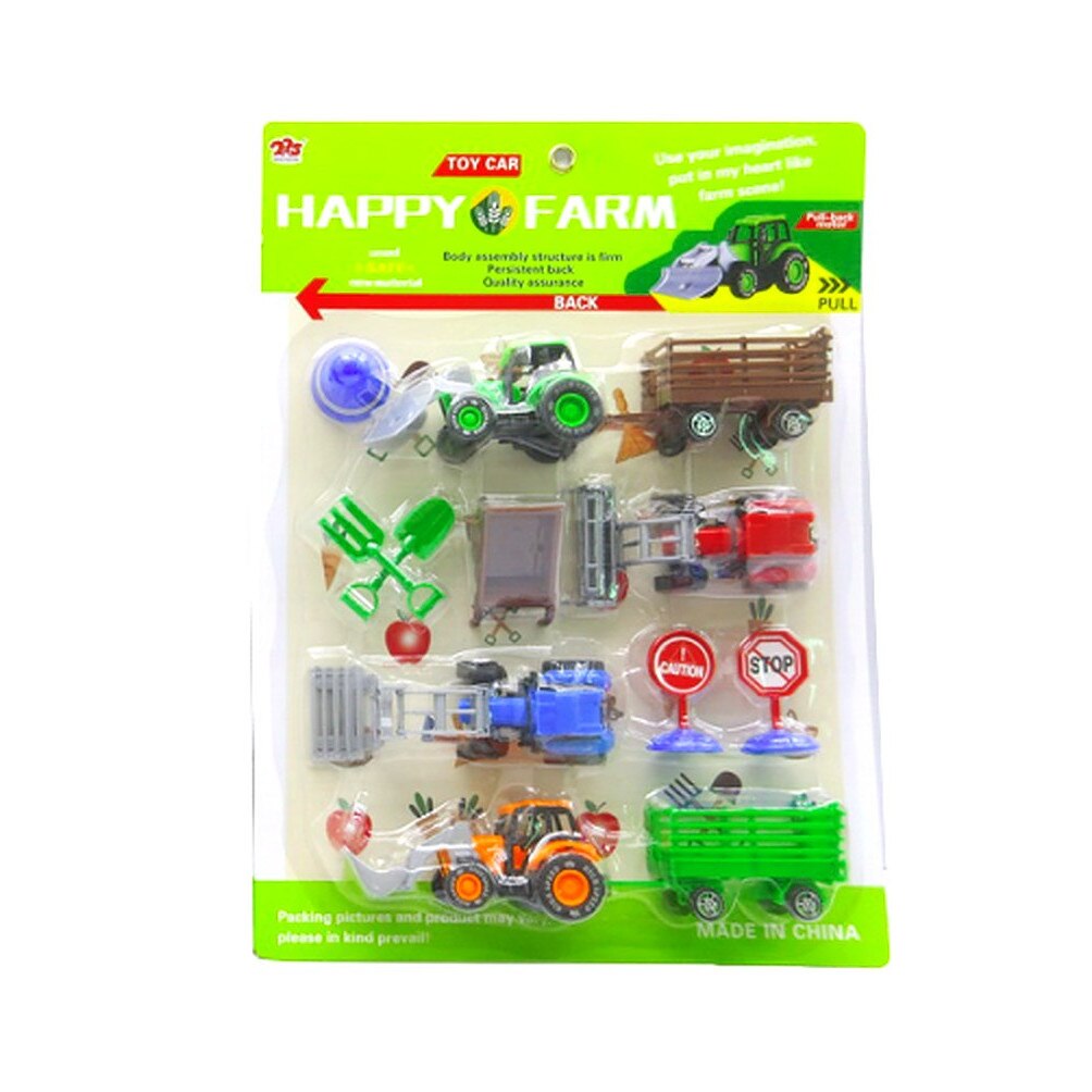 Set Tractoare ferma,35x19 cm,3 ani +