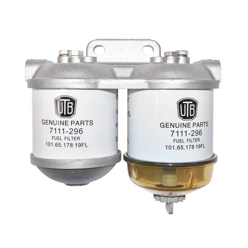 Baterie filtru motorina dubla 90 grade cu capac de sticla UTB U-650