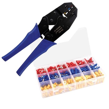 Set cleste pentru sertizare E-LOCKS, HS-30J + 700 bucati terminale conductori Set cleste pentru sertizare E-LOCKS, HS-30J + 700 bucati terminale conductori