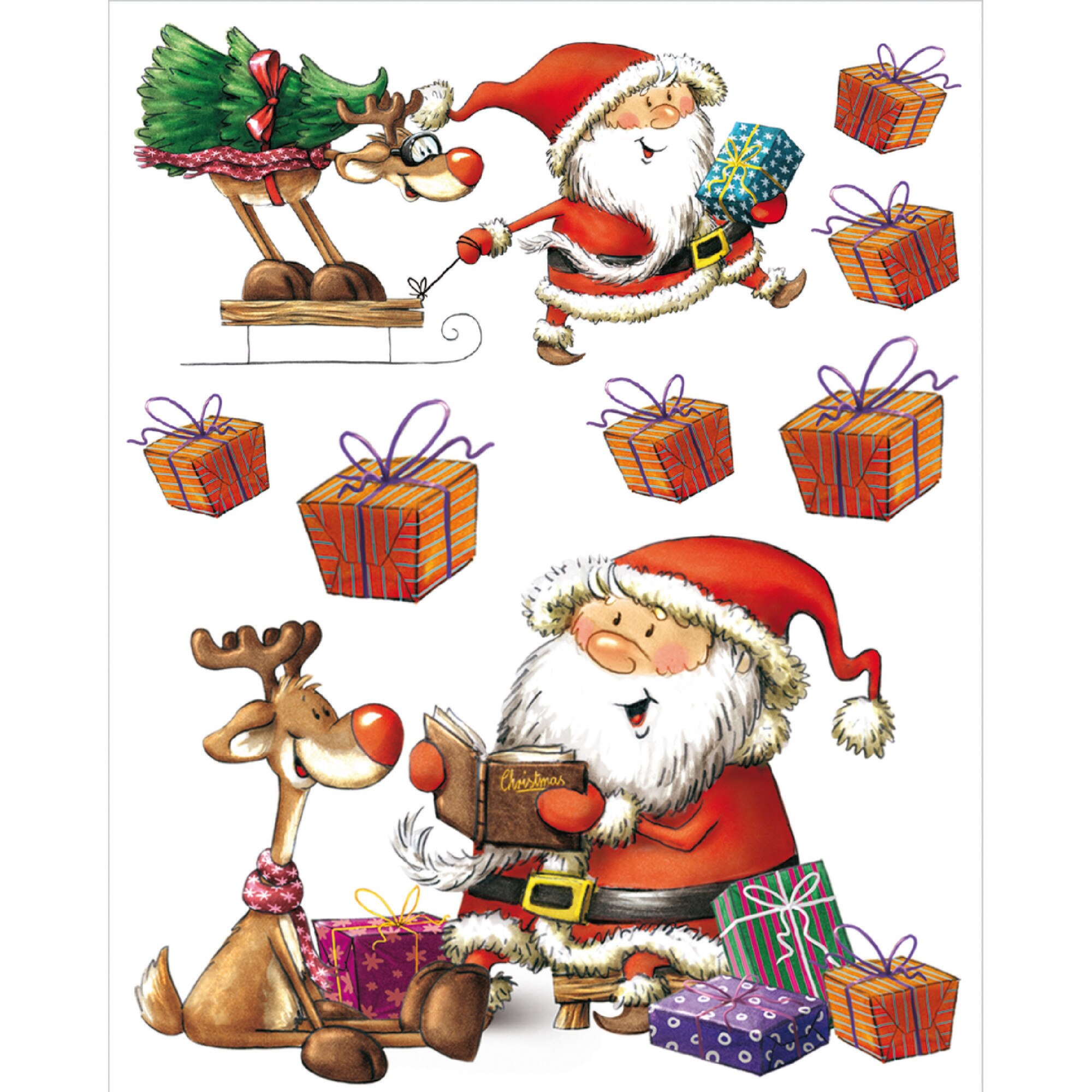 Sticker Decor fereastra, A4, Sfintul Nicolae, HERMA, H15111