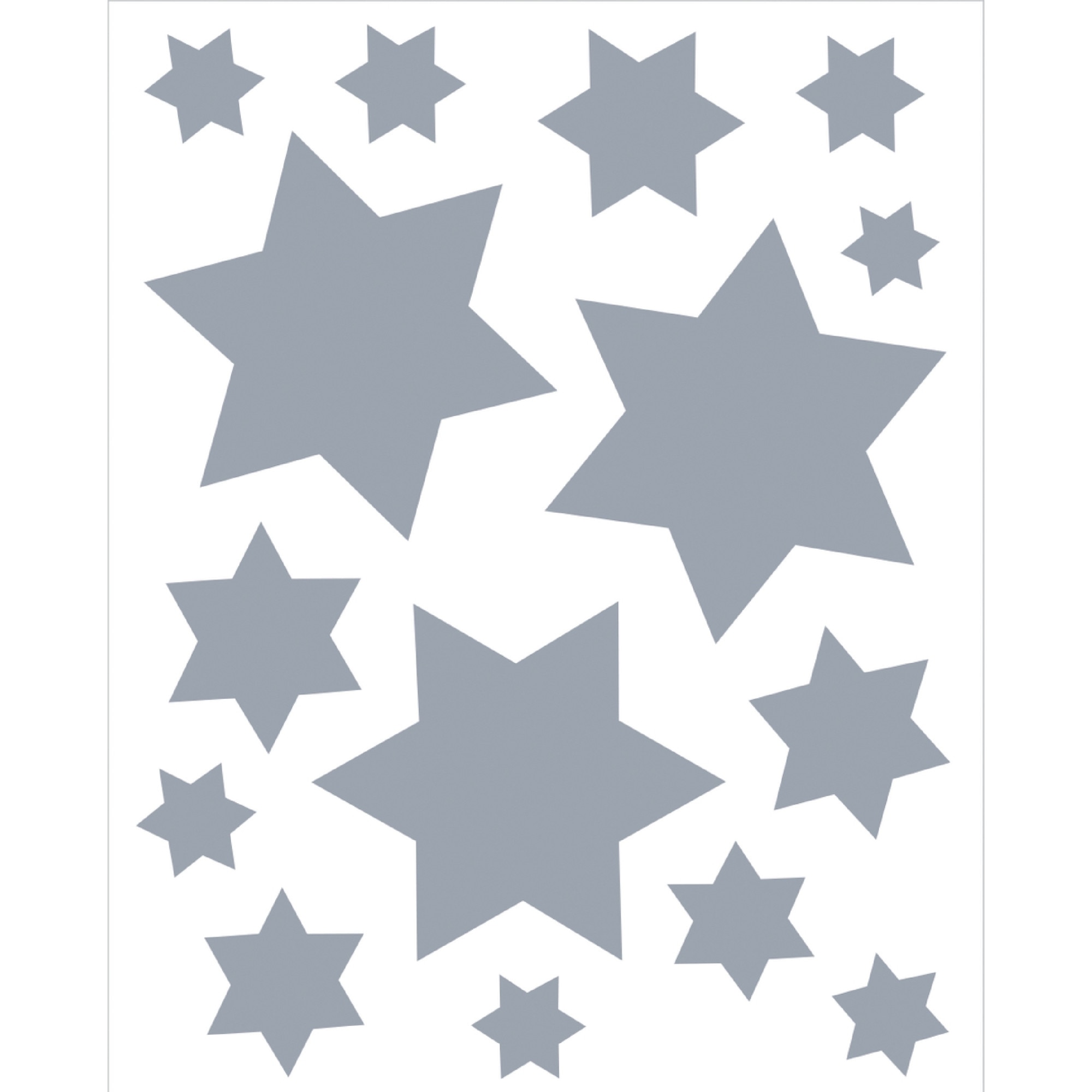 Sticker Decor fereastra, A4, stele argintii, HERMA, H15110