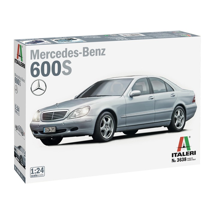 Autóépítő készlet MERCEDES BENZ 600S 1:24