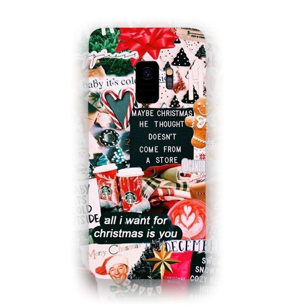 Husa din Silicon, Craciun Baby is Cold pentru Samsung Galaxy S9, Multicolor