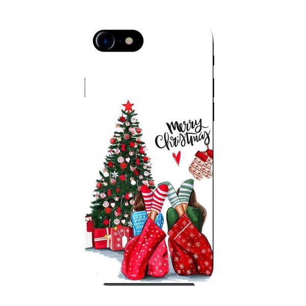 Husa din Silicon, Craciun BFF Christmas pentru iPhone 6 Plus, Multicolor