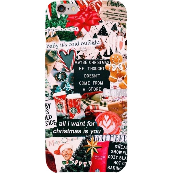 Husa din Silicon, Craciun Baby is Cold pentru iPhone 7, Multicolor