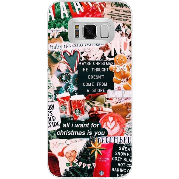 Husa din Silicon, Craciun Baby is Cold pentru Samsung Galaxy S8, Multicolor