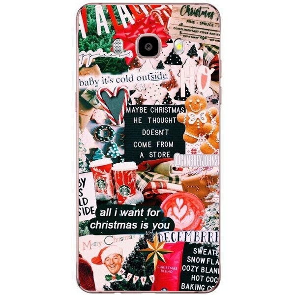 Husa din Silicon, Craciun Baby is Cold pentru Samsung Galaxy J5 (2016), Multicolor