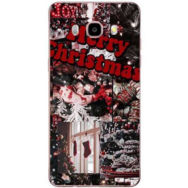 Husa din Silicon, Craciun Christmas Merry Christmas pentru Samsung Galaxy J5 (2016), Multicolor