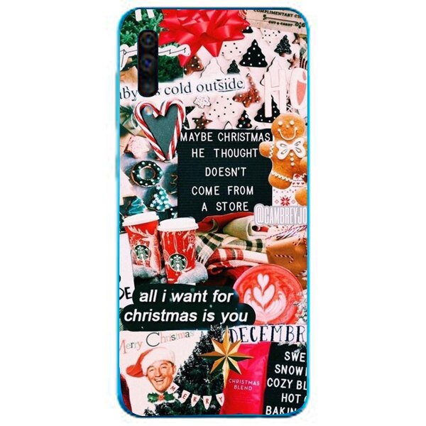 Husa din Silicon, Craciun Baby is Cold pentru Samsung Galaxy A70, Multicolor