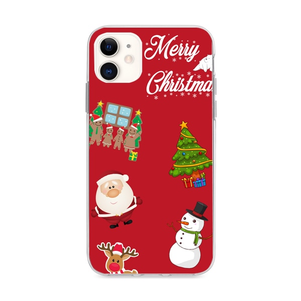 Husa din Silicon, Craciun Christmas Decorations pentru iPhone 11, Multicolor