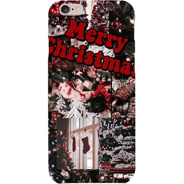 Husa din Silicon, Craciun Christmas Merry Christmas pentru iPhone 6s, Multicolor