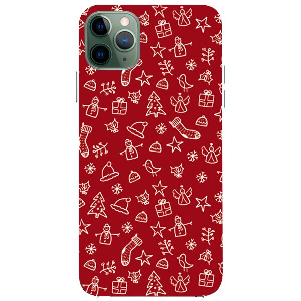 Husa din Silicon, Craciun Christmas Mix pentru iPhone 11 Pro, Multicolor